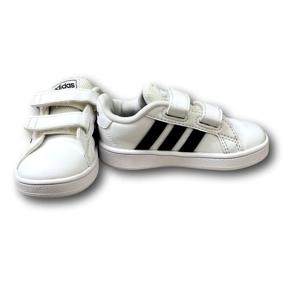 adidas Other - Adidas Kids White Velcro Sneakers, Size 5.5K | Comfortable & Stylish